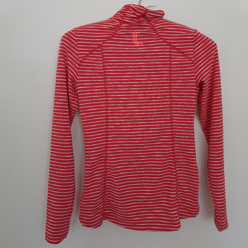 NWT Lole Women Pink Full Zip Essential Stripe Jacket. Size XS - Picture 3 of 16